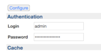 Authentication Login admin