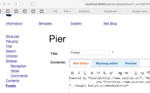 Powered by Seaside, add Google